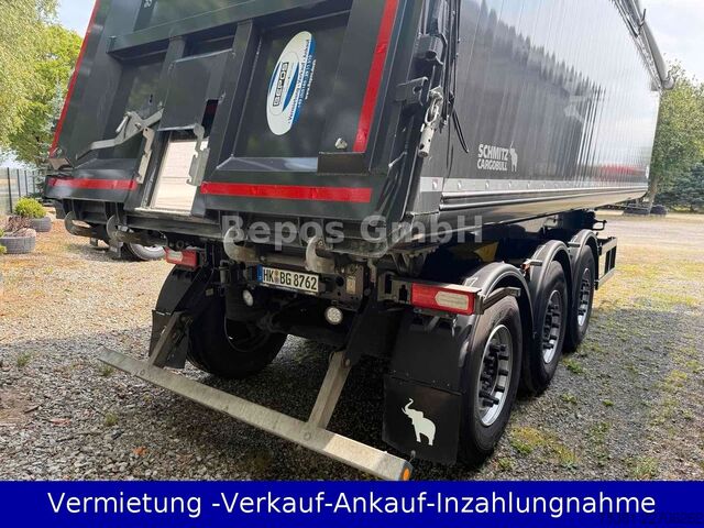 Semi-remorque benne SCHMITZ CARGOBULL SKI 24SL 8.2 - Alukasten 40m3,---2x Liftachse--
