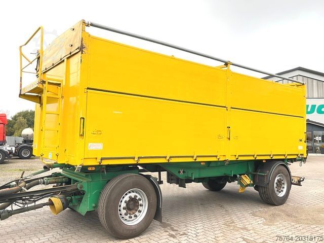 Tresidet tipvognstrailer  30m³ Heitling Getreidekipper/Schleuse/Kompressor