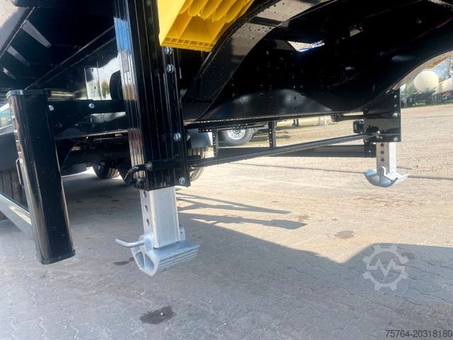 Tipper semitrailer STAS 55m³ Stahlkippauflieger für Schrott/Auch Miete!