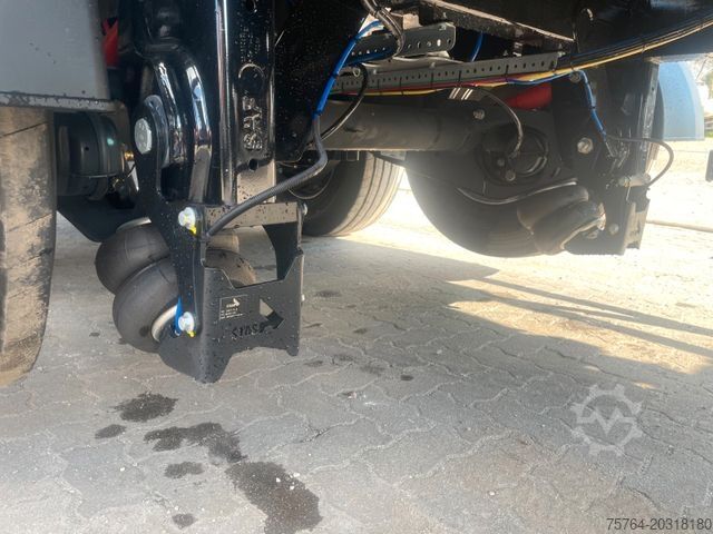 Tipper semitrailer STAS 55m³ Stahlkippauflieger für Schrott/Auch Miete!