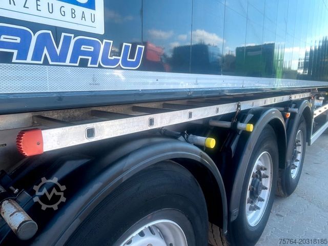 Tipper semitrailer GRANULA 54m³ Getreide Kippauflieger Alu / Kombitür