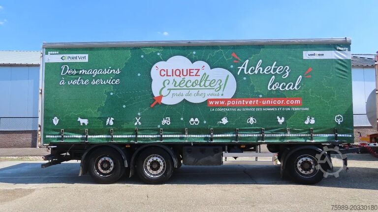 Presenninger, der kan skubbes Lecitrailer 27000 kg!   Liftaxel, 3 axel BPW, Edscha