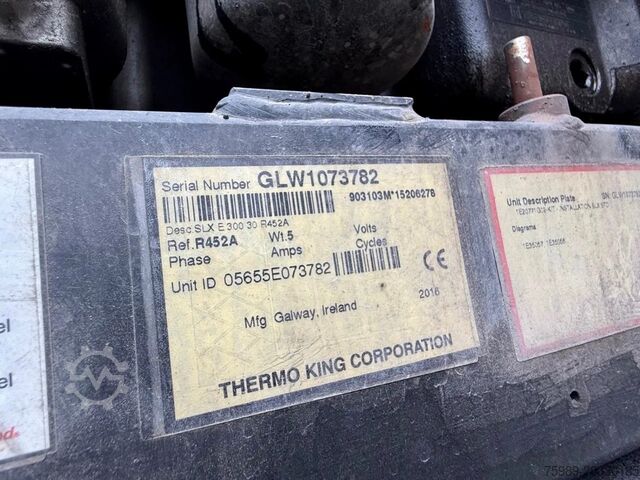 प्रशीतित/जमे हुए परिवहन Lecitrailer TOP condition, Thermoking SLXe 300, Palletbox, ...