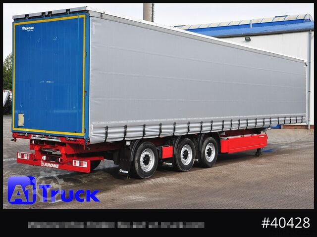 خلاص نیمه لاریه سره ترپال KRONE SD 27, Papier, Staplerhalterung, Bordwand, Lenkachse