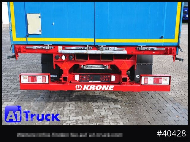 خلاص نیمه لاریه سره ترپال KRONE SD 27, Papier, Staplerhalterung, Bordwand, Lenkachse