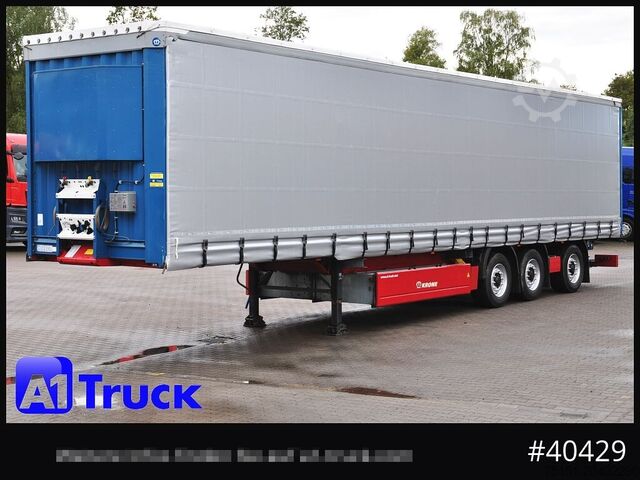 خلاص نیمه لاریه سره ترپال KRONE SD 27, Papier, Staplerhalterung, Bordwand, Lenkachse