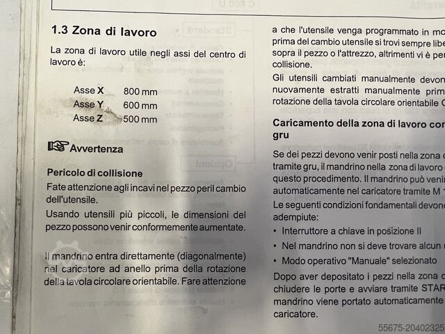 5-ása lóðrétt vinnslusetur HERMLE C800U