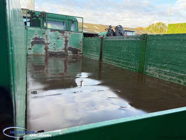 กำลังโหลดแพลตฟอร์ม MAN TGS 35.400 8x4, Handgeschakeld, HIAB 288 EP-5