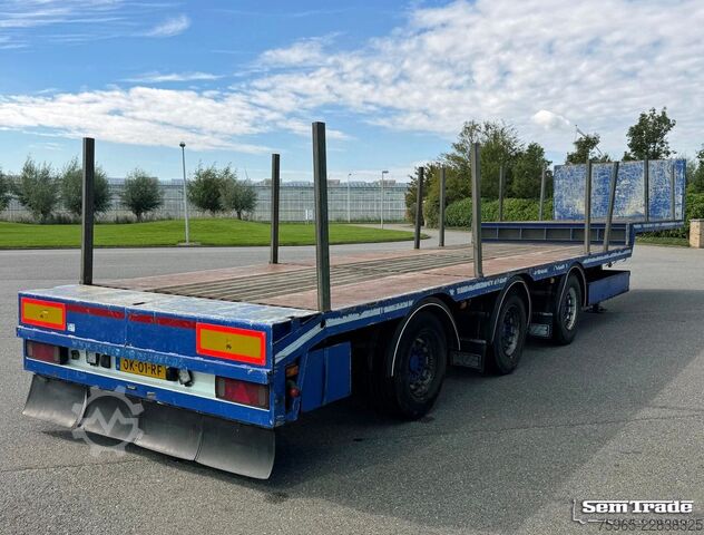 Semirremolque de plataforma baja  KWB P-453-STI-H 3-AS SEMI 2x STUURAS 1x LIFTAS S