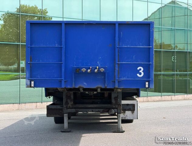 Semirremolque de plataforma baja  KWB P-453-STI-H 3-AS SEMI 2x STUURAS 1x LIFTAS S