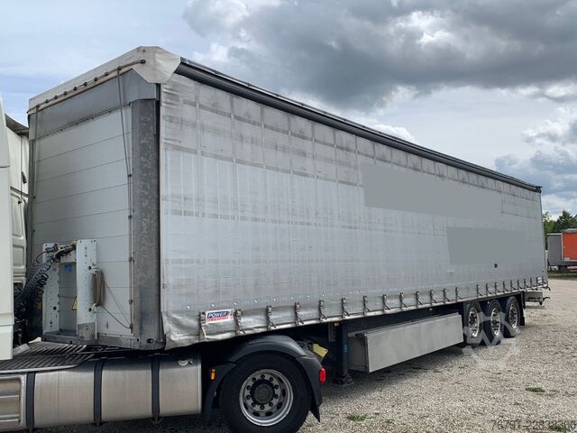 Auflieger mit Pritsche & Plane SCHMITZ CARGOBULL SCS24/6 Standard_ Power Curtain_ Liftachse