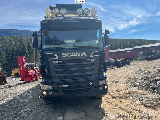 Volquete Scania R560 6x4 tipper truck w/ black license plates. WAT