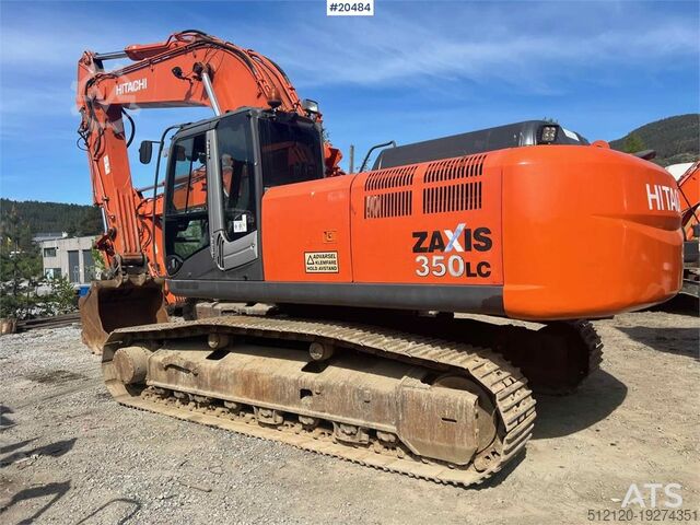 Máy xúc bánh xích Hitachi zx350LC-3 excavator w/ toothed bucket. WATCH VIDEO