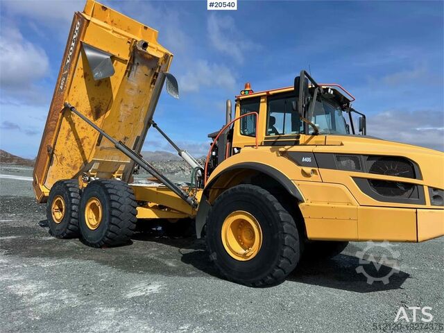 Vörubíll Volvo A40G dump truck 6x6. WATCH VIDEO