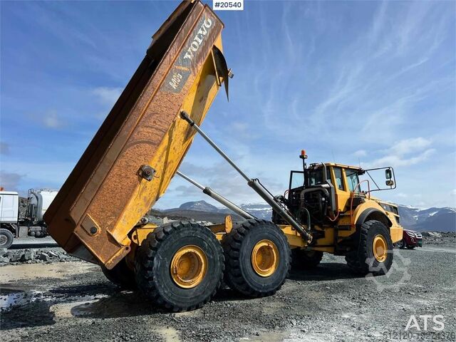 Vörubíll Volvo A40G dump truck 6x6. WATCH VIDEO