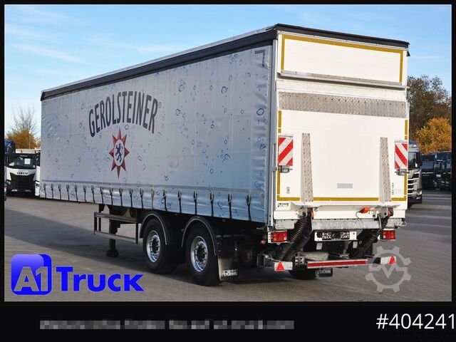 Dryckessläpvagn SCHMITZ Getränke, Lenkachse, LBW, Ladebordwand, kurzer Aufbau