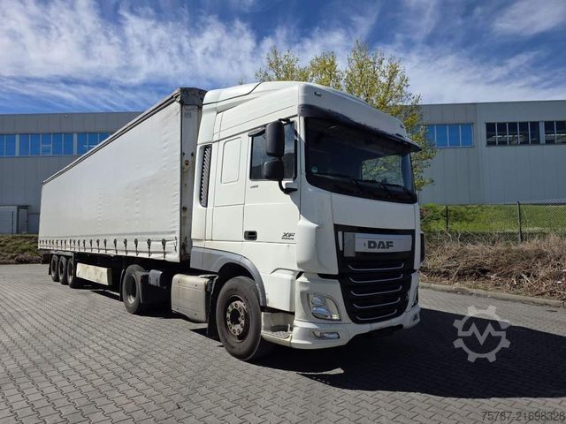 Standard SZM DAF XF 460 SC,ZF Intarder, Standklima, Kühlschrank