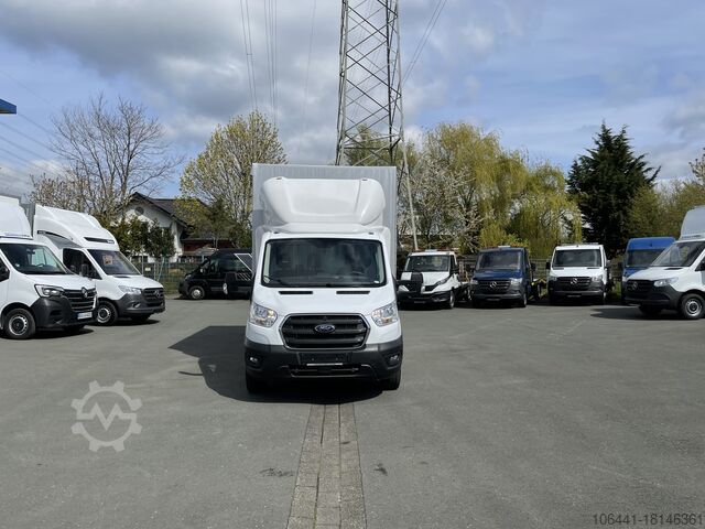 Transporter cu platformă și prelată FORD Transit Pritsche Plane/ Schiebeplane