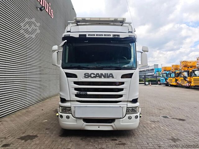 Crane Scania R490 6x2 HMF 4020-K8 Winch