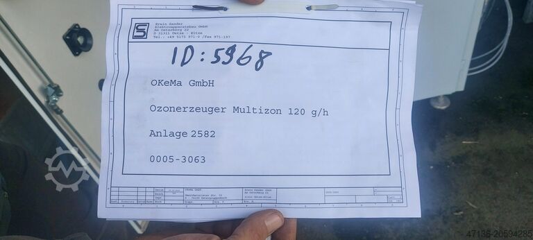 Generador de ozono Sander Sander 310.120VIH 120grOzon 20 Czonm3