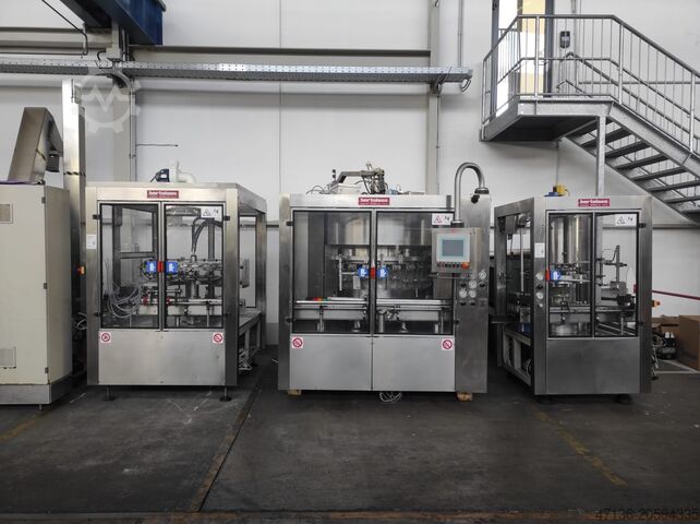 Моноблок 28 клапана за пенливо вино Bertolaso ELETTRA 1400/23 Füller Rinser Naturkoker