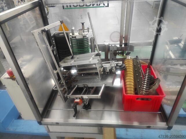 Etiquetadora de cajas Langguth con cola caliente Langguth E21-l-315