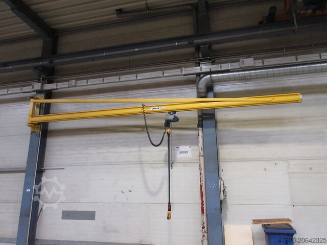 Macara cu braț pivotant montată pe perete Macara cu braț pivotant Troliu cu lanț ABUS LW Drehkran Hallenkran Kran 250KG NL 250KG L 7m incl. Abus GM Kettenzug