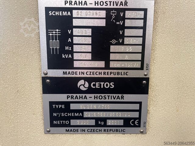 Stroj za cilindrično brušenje cetos BU 25 H