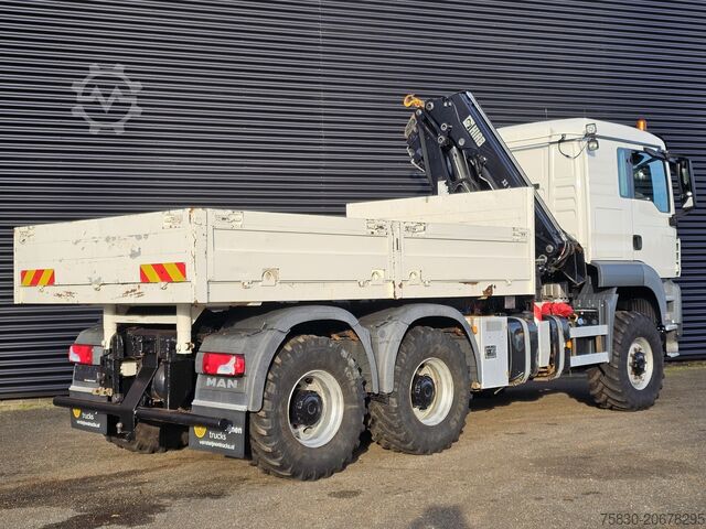 Crane truck MAN TGS 26.480 6x6 / HIAB CRANE / TRACTOR + BOX TRUCK