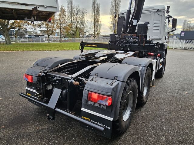 Crane truck MAN TGS 26.480 6x6 / HIAB CRANE / TRACTOR + BOX TRUCK