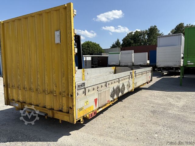 Corpo di scambio aperto Krone Baustoff Wechselbrücke 7,45m Türen