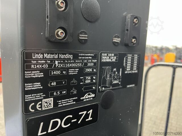 Chariot élévateur Linde R14X-03