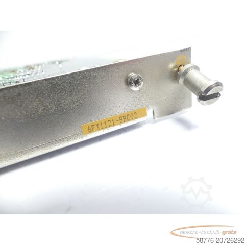 Siemens component Siemens 6FX1121-8BC02 Multiport Modul SN: 34 E-Stand: B / 00