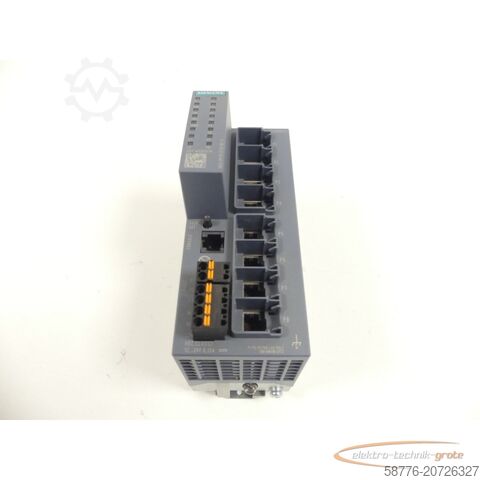 Siemens component Siemens 6GK5208-0BA00-2FC2 Industrial Ethernet Switch SN: SVPM5207219 - ungbr. -