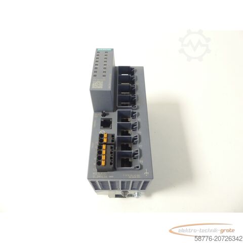 Siemens component Siemens 6GK5208-0BA00-2FC2 Industrial Ethernet Switch SN: SVPM6196454 - ungbr. -