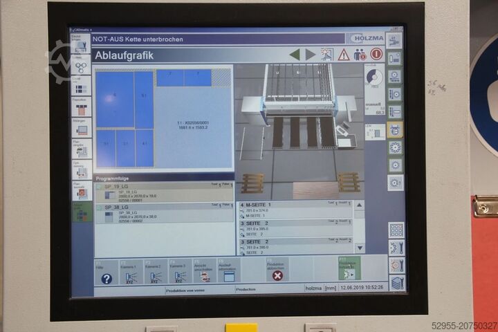 Plattenaufteilsäge HOLZMA OPTIMAT HPP 350/43/43 EDITION