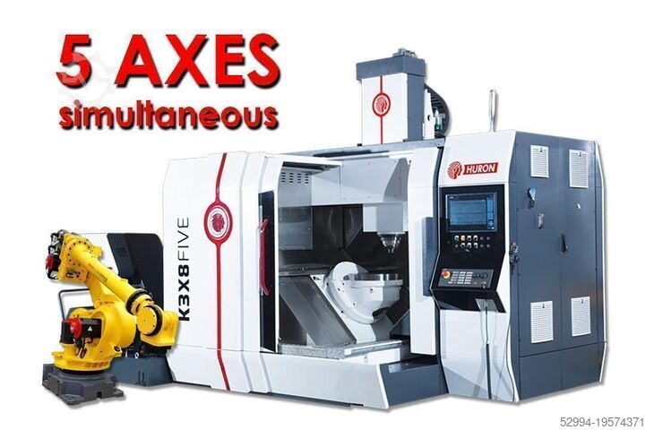 Universal Milling machines & CNC Huron K3X8F X: 780 - Y: 700 - Z: 500 mm CNC