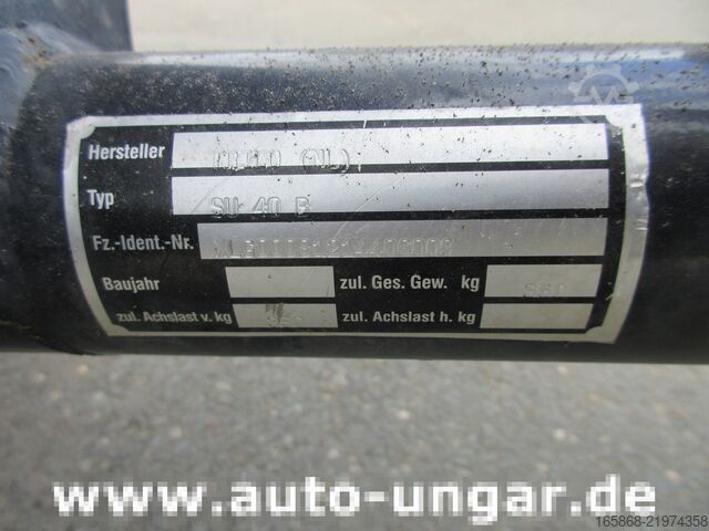 Aspiratore di foglie Trilo SU 40 B Truckloader Vacuum Sweeper mobil