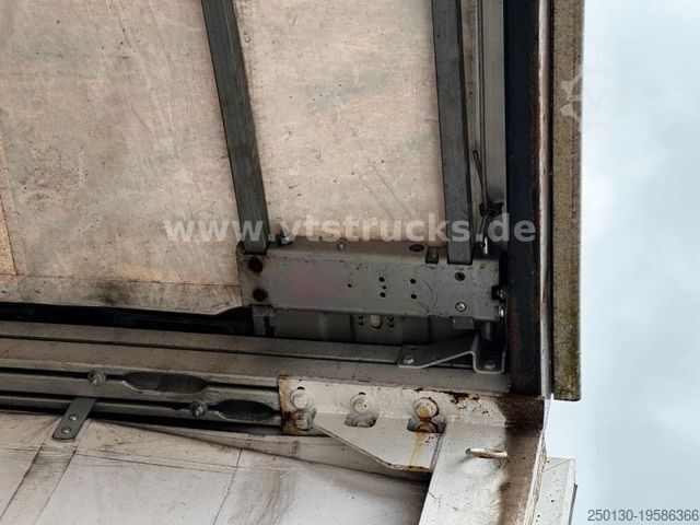 Auflieger mit Pritsche & Plane Wiese SA-3-36CS Pritsche+Plane mit Ladebordwand