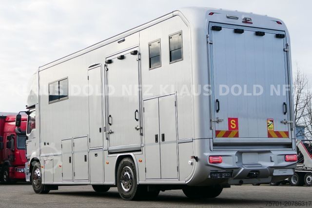 Viehtransporter LKW MAN TGM 18.290 Pferdetransport Wohnwagen