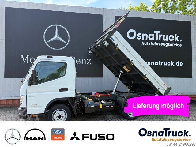 Kiper kombi MITSUBISHI 3C15 AMT Dreiseitenkipper Automat,Klima,AHK 3,5t