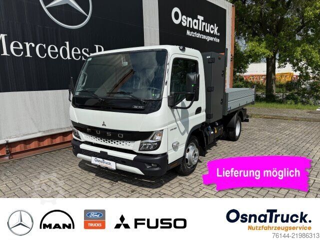 Tipvogn varebil FUSO 3C15 Hinterkipper+Box Klima,AHK 3,5t,Diff.-Sp.