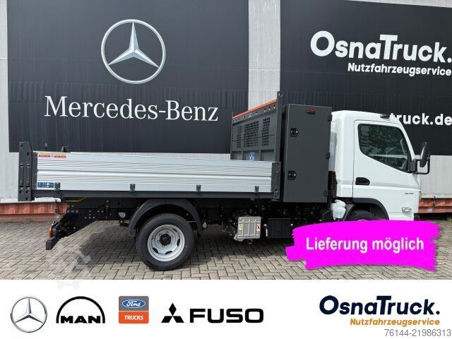 Tipvogn varebil FUSO 3C15 Hinterkipper+Box Klima,AHK 3,5t,Diff.-Sp.