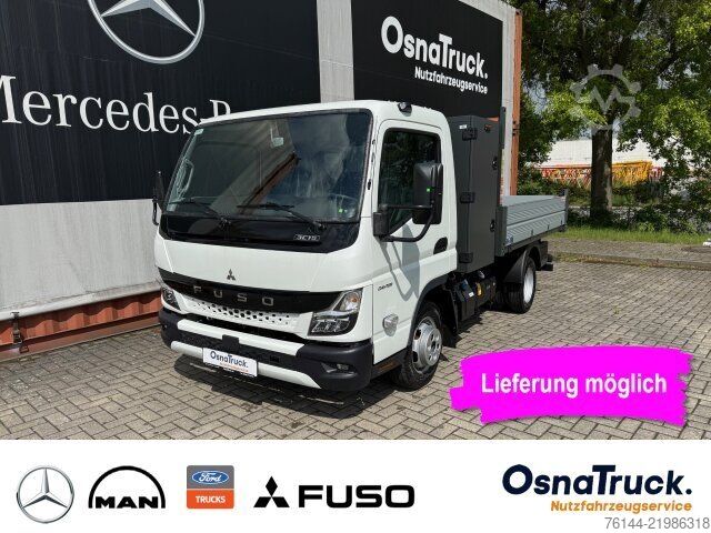 Tipvogn varebil FUSO 3C15 Hinterkipper+Box Klima,AHK 3,5t,Diff.-Sp.