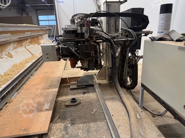 ट्रावर्स और एज बैंडिंग के लिए मशीनिंग सेंटर Homag Genius BAZ20/30/14/D