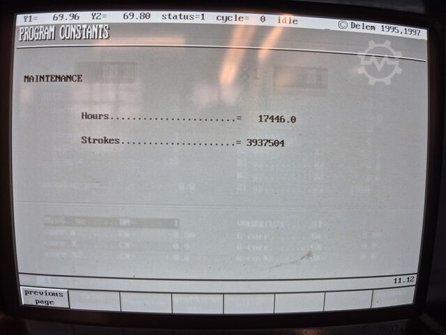 מכבש כיפוף DARLEY EHP-L 110 31/25