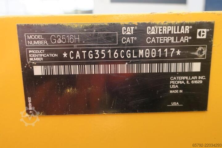 2013年 Caterpillar G3516H - 2000 千瓦电力 Caterpillar G3516H
