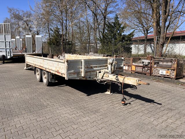 Low loader trailer HIRTH TT  Tandemtieflader