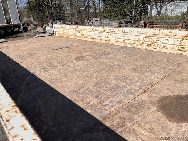 Low loader trailer HIRTH TT Tandemtieflader