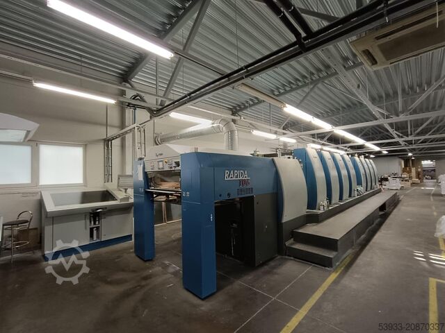 Offset printing press KBA RAPIDA 106-SIS-8 SW4 FAPC